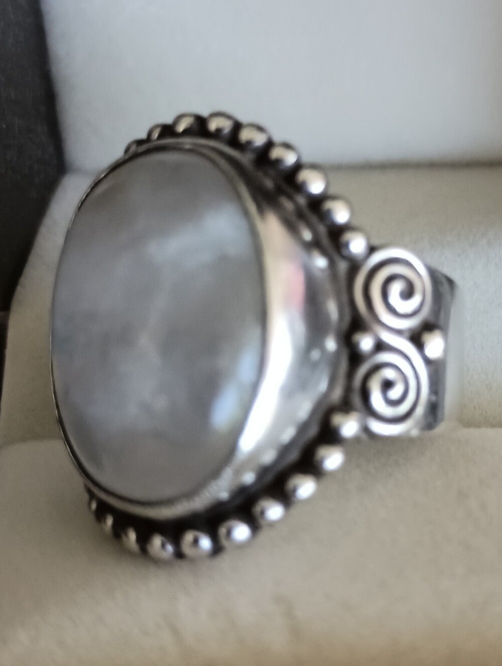Sajen Rainbow Moonstone Ring